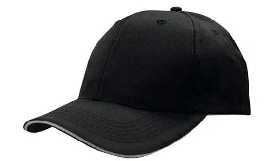 Headwear Beathable P/twill W/sandwich Cap X12 - 4009 Headwear Professionals